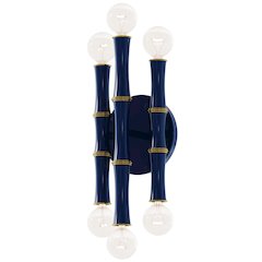 Kane Wall Sconce in Midnight Blue Color