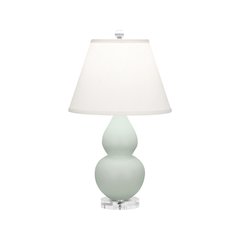 Matte Celadon Small Double Gourd Accent Lamp