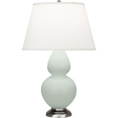 Matte Celadon Double Gourd Table Lamp in Matte Celadon Glazed Ceramic Color