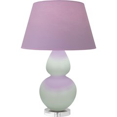 Matte Celadon Double Gourd Table Lamp in Matte Celadon Glazed Ceramic Color