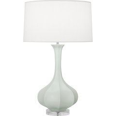 Matte Celadon Pike Table Lamp in Matte Celadon Glazed Ceramic Color