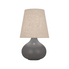 Matte Ash June Accent Lamp in Matte Ash Glazed Ceramic Color