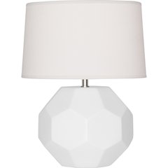 Matte Daisy Franklin Accent Lamp in Matte Daisy Glazed Ceramic Color