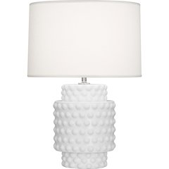 Matte Daisy Dolly Accent Lamp in Matte Daisy Glazed Textured Ceramic Color