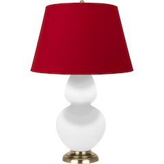 Matte Daisy Double Gourd Table Lamp in Matte Daisy Glazed Ceramic Color