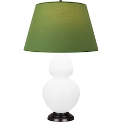 Matte Daisy Double Gourd Table Lamp in Matte Daisyglazed Ceramic Color