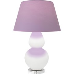 Matte Daisy Double Gourd Table Lamp in Matte Daisy Glazed Ceramic Color