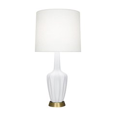 Matte Daisy Emma Accent Lamp in Matte Daisy Glazed Ceramic Color