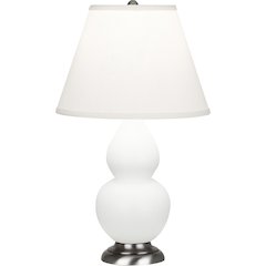 Matte Daisy Small Double Gourd Accent Lamp in Matte Daisy Glazed Ceramic Color