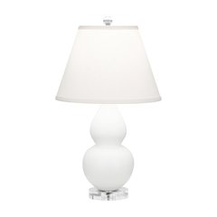 Matte Daisy Small Double Gourd Accent Lamp in Matte Daisy Glazed Ceramic Color