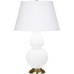 Matte Daisy Double Gourd Table Lamp in Matte Daisy Glazed Ceramic Color