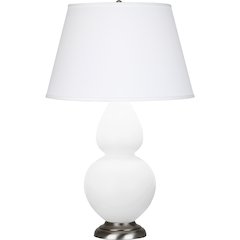 Matte Daisy Double Gourd Table Lamp in Matte Daisy Glazed Ceramic Color