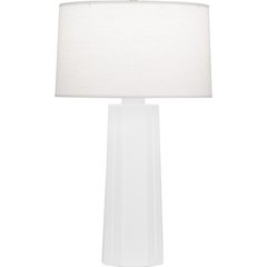 Matte Daisy Mason Table Lamp in Matte Daisy Glazed Ceramic Color