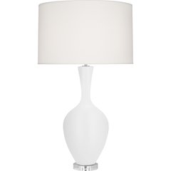 Matte Daisy Audrey Table Lamp in Matte Daisy Glazed Ceramic Color