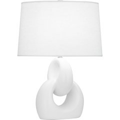 Matte Daisy Fusion Table Lamp in Matte Daisy Glazed Ceramic Color