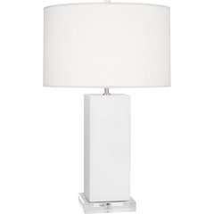 Matte Daisy Harvey Table Lamp in Matte Daisy Glazed Ceramic Color