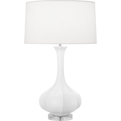 Matte Daisy Pike Table Lamp in Matte Daisy Glazed Ceramic Color
