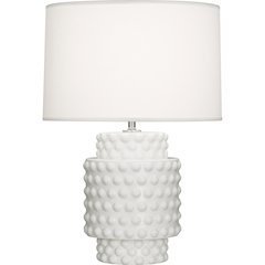 Matte Lily Dolly Accent Lamp in Matte Lily Glazed Textured Ceramic Color