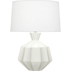 Matte Lily Orion Table Lamp in Matte Lily Glazed Ceramic Color