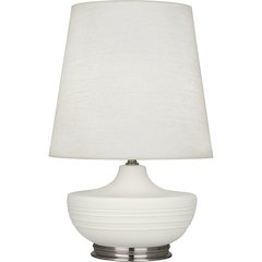 Matte Lily Michael Berman Nolan Table Lamp in Matte Lily Glazed Ceramic Color