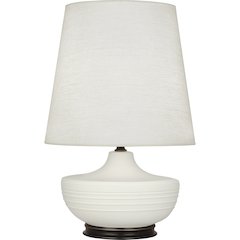 Matte Lily Michael Berman Nolan Table Lamp in Matte Lily Glazed Ceramic Color