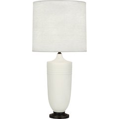 Matte Lily Michael Berman Hadrian Table Lamp in Matte Lily Glazed Ceramic Color