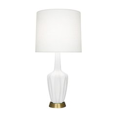 Matte Lily Emma Accent Lamp in Matte Lily Glazed Ceramic Color