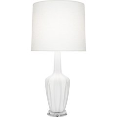 Matte Lily Emma Table Lamp in Matte Lily Glazed Ceramic Color