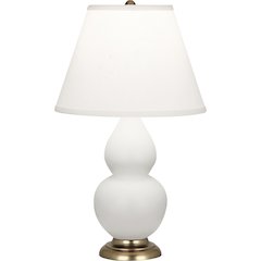 Matte Lily Small Double Gourd Accent Lamp in Matte Lily Glazed Ceramic Color