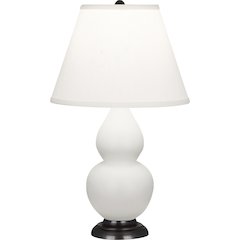 Matte Lily Small Double Gourd Accent Lamp in Matte Lily Glazed Ceramic Color