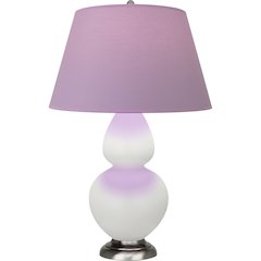 Matte Lily Double Gourd Table Lamp in Matte Lily Glazed Ceramic Color