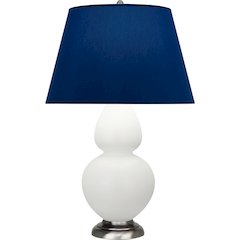 Matte Lily Double Gourd Table Lamp in Matte Lily Glazed Ceramic Color