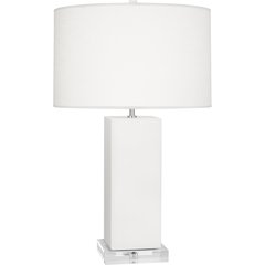 Matte Lily Harvey Table Lamp in Matte Lily Glazed Ceramic Color
