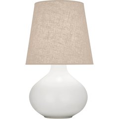 Matte Lily June Table Lamp in Matte Lily Glazed Ceramic Color