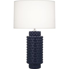 Matte Midnight Blue Dolly Table Lamp