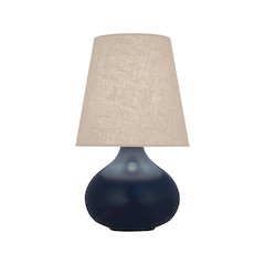 Matte Midnight Blue June Accent Lamp in Matte Midnight Blue Glazed Ceramic Color