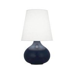 Matte Midnight Blue June Accent Lamp in Matte Midnight Blue Glazed Ceramic Color