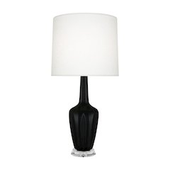 Matte Obsidian Emma Accent Lamp in Matte Obsidian Glazed Ceramic Color