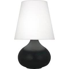 Matte Obsidian June Accent Lamp in Obsidian Glazed Ceramic Color