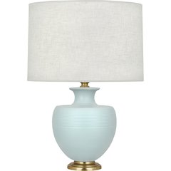 Matte Sky Blue Michael Berman Atlas Table Lamp