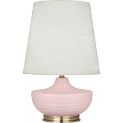 Matte Woodrose Michael Berman Nolan Table Lamp