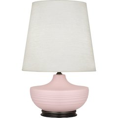Matte Woodrose Michael Berman Nolan Table Lamp