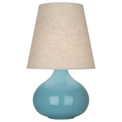 Steel Blue June Accent Lamp in Steel Blue Glazed Ceramic Color