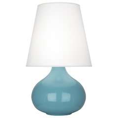 Steel Blue June Accent Lamp in Steel Blue Glazed Ceramic Color