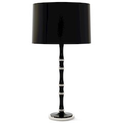 Kane Table Lamp in Obsidian Color