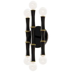 Kane Wall Sconce in Obsidian Color