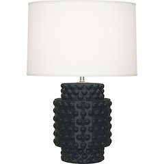 Obsidian Dolly Accent Lamp in Obsidian Glazed Textured Ceramic Color