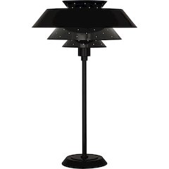 Pierce Table Lamp in Piano Black Gloss Color