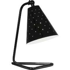 Pierce Accent Lamp in Piano Black Gloss Color