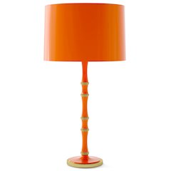 Kane Table Lamp in Pumpkin Color